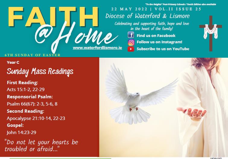Faith at Home Newsletter – 6th Sunday of Easter