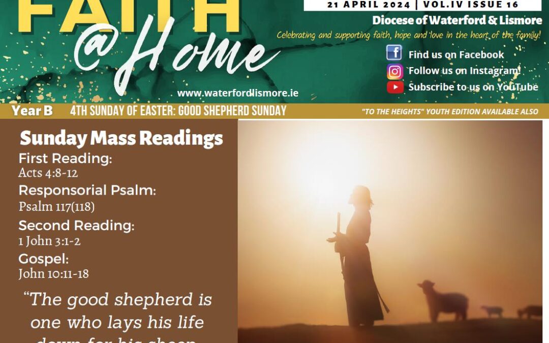 Faith at Home Newsletter – 4th Sunday of Easter