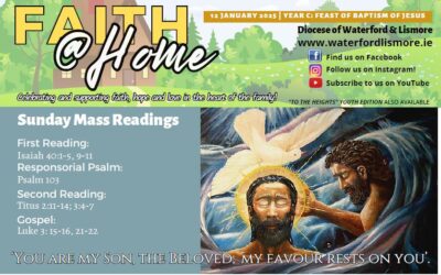 Faith at Home Newsletter – Feast of the Baptism of the Lord