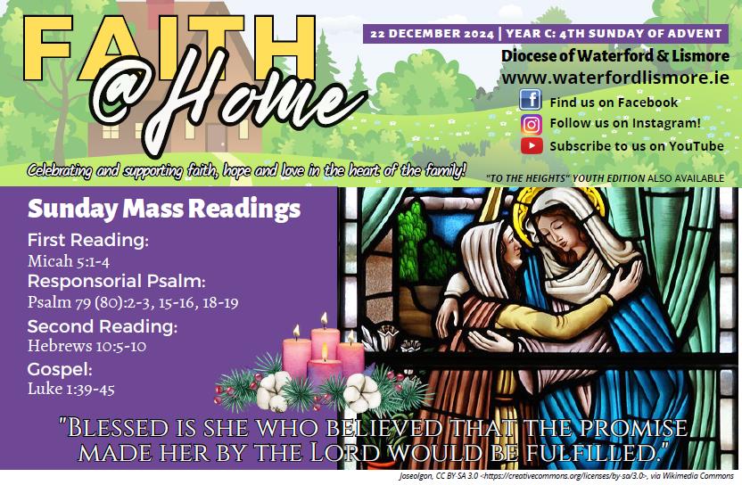 Faith at Home Newsletter – The 4th Sunday of Advent