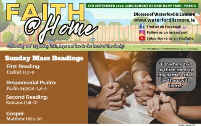 Faith at Home Newsletter – 23rd Sunday in Ordinary Time